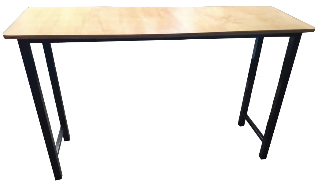 Mesa binaria en triplay barnizado