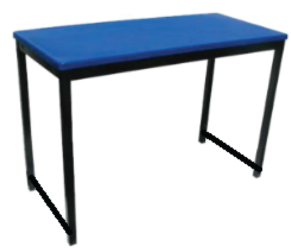 Mesa de maestro en polipropileno o triplay barnizado