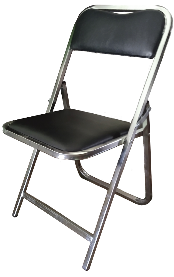 Silla plegable tapizada